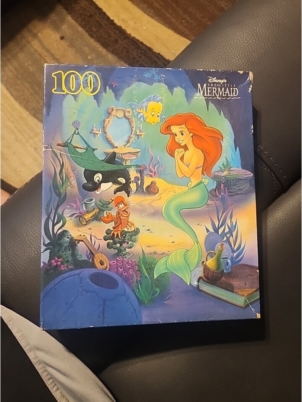 Vintage Disney The Little Mermaid 100 Piece Puzzle complete see pics